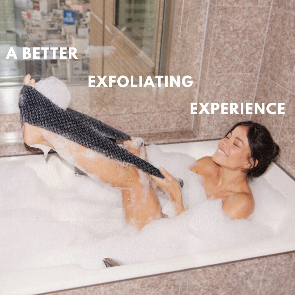 Blissal Exfoliating Antibacterial Shower Towel - Image 7