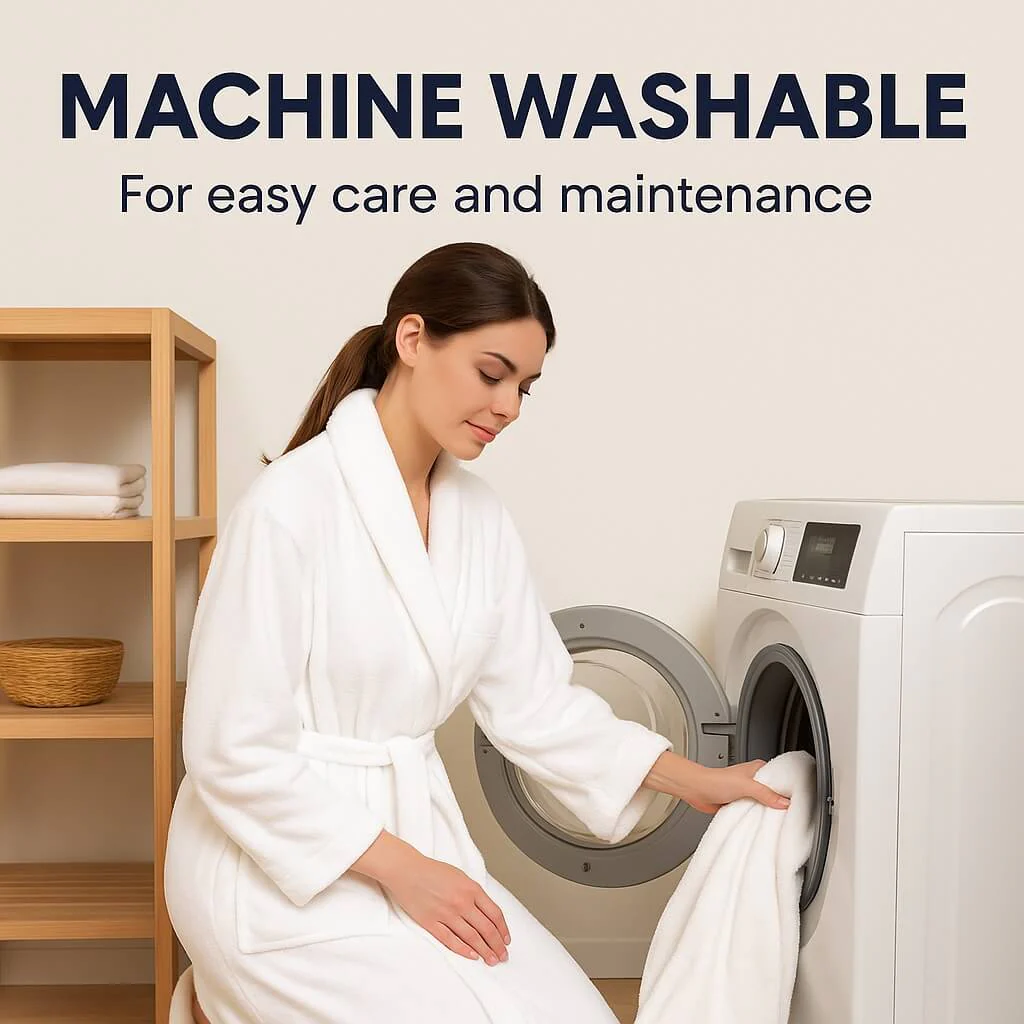 Blissal 100% Cotton Bathrobe - Image 7