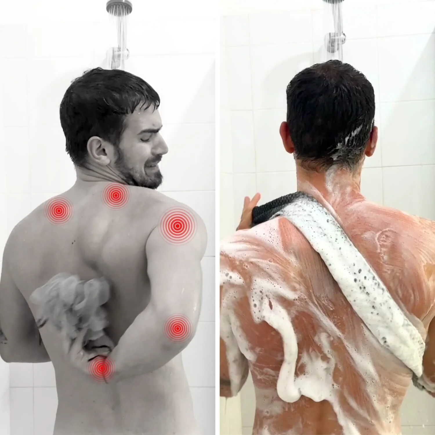 Blissal Exfoliating Antibacterial Shower Towel - Image 10